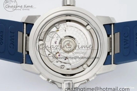 MIROTIME 0518 WellDesigned Aquatimer Automatic SS RSF 1:1 Best Edition Blue Dial on Blue Rubber Strap A 7057